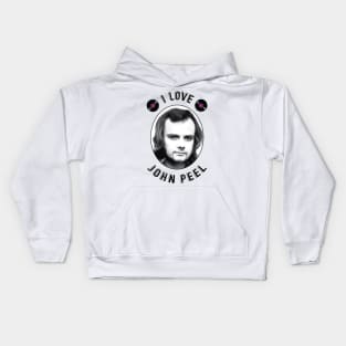 I Love John Peel Kids Hoodie